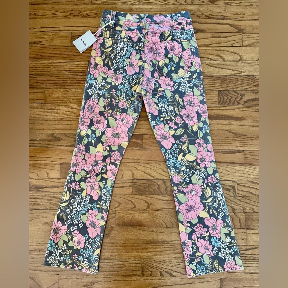 Mother Denim The Hustler Ankle Boutonniere Bouquet Style 1306-1648 Womens 28 NWT - Picture 6 of 9